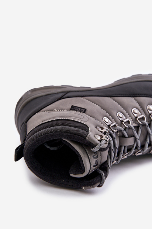 Ocieplane Buty Trekkingowe Męskie Lee Cooper LCJ-24-03-3033M Szare