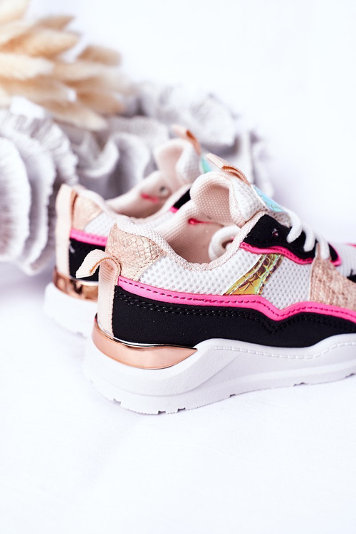 Dziecięce Sportowe Buty Sneakersy Neonowy Róż Game Time