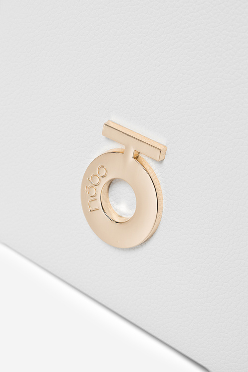 Damski Mały Plecak Z Eko Skóry NOBO BAGP230-K000 Biały