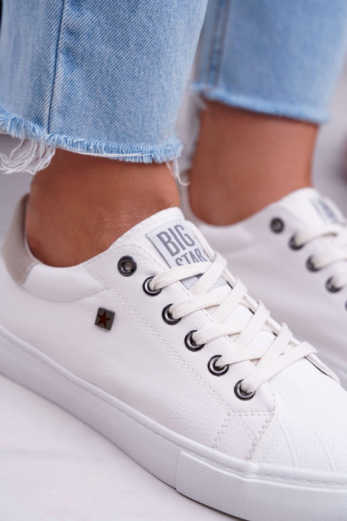 Damskie Trampki Big Star Białe BB274033