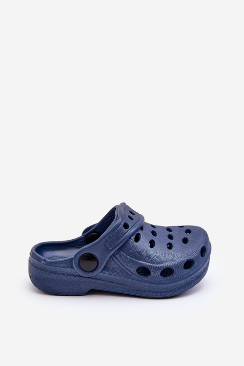 Klapki Dziecięce Piankowe Kroksy Granatowe Lucas
