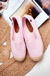 Espadryle Damskie Pleciona Podeszwa Różowe Big Star DD274728