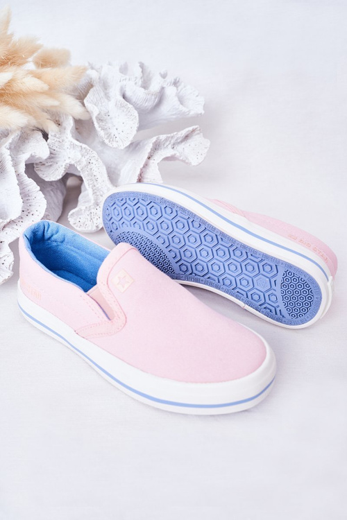 Dziecięce Wsuwane Tenisówki Slip-On Big Star HH374009 Różowe