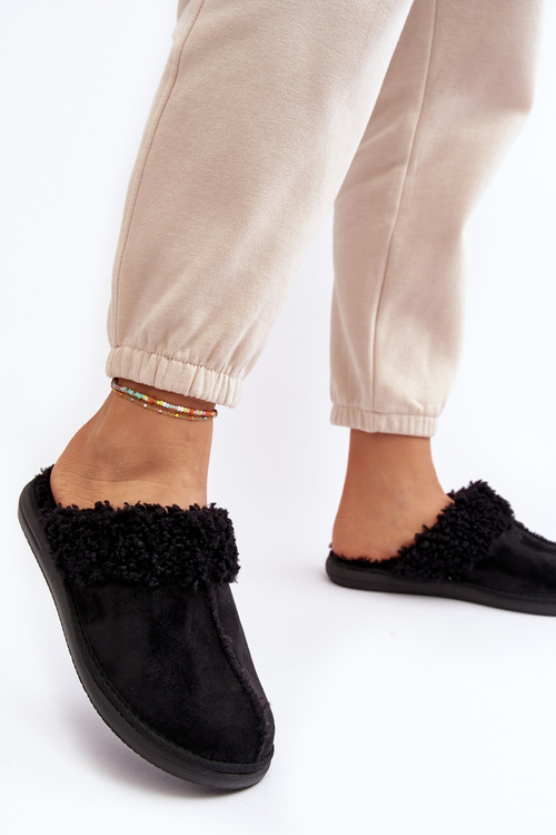 Ocieplane Kapcie Damskie Inblu EK000010 Czarne