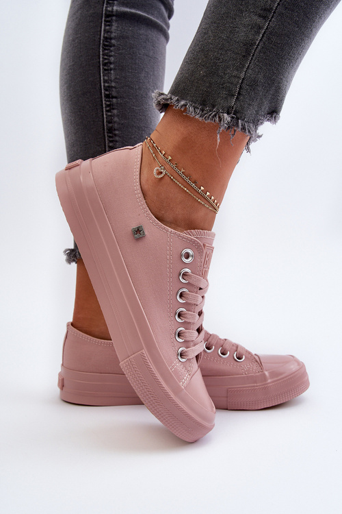 Klasyczne Trampki Damskie Big Star NN274291 Różowe