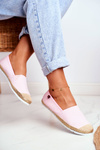 Espadryle Damskie Pleciona Podeszwa Różowe Big Star DD274728