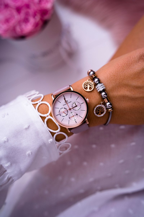 Damski Zegarek Giorgio & Dario Fioletowy Ranaha