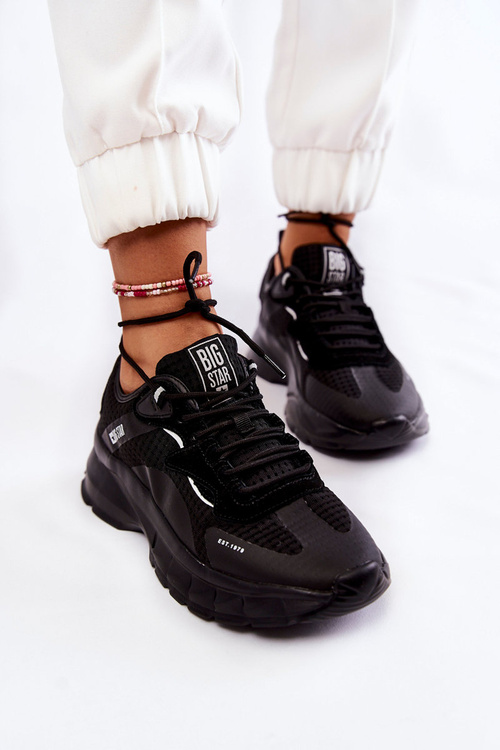 Damskie Buty Sportowe Big Star KK274056 Czarne