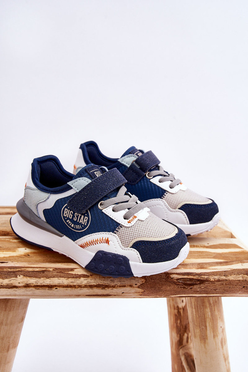 Dziecięce Sneakersy Memory Foam System Big Star LL374225 Granatowe