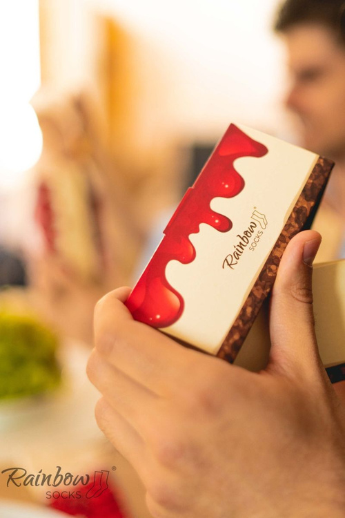 Skarpetki Rainbow Socks Sernik Nowojorski Z Wiśnią 1 Para