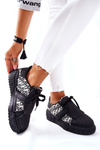Damskie Sportowe Buty Sneakersy Czarne Dreams