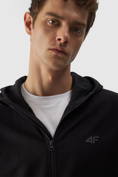 Polar Męski Z Kapturem Regular 4F 4FWMM00TFLEM290-20S Czarny