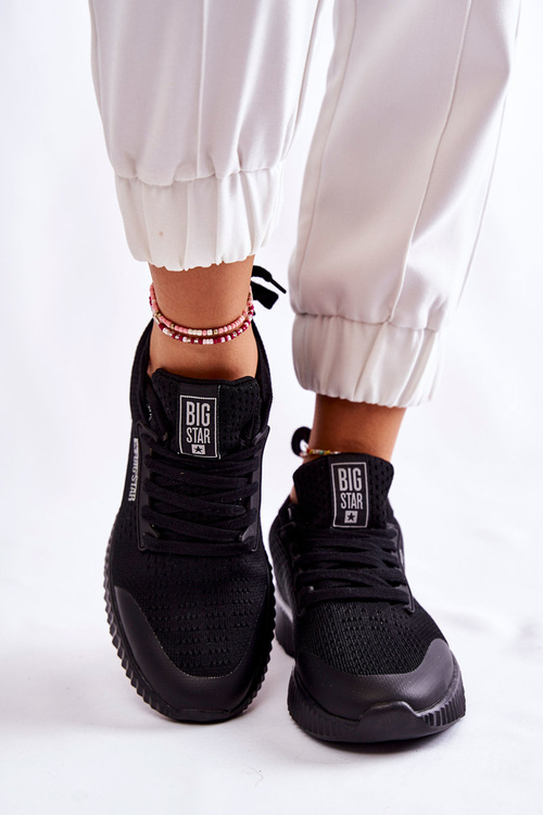 Damskie Sneakersy Big Star KK274063 Czarne