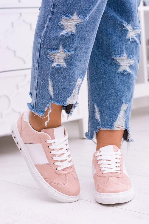 Różowe Trampki Tenisówki Bati