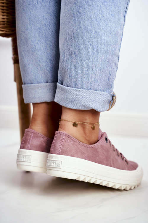 Trampki Damskie Big Star Różowe GG274111