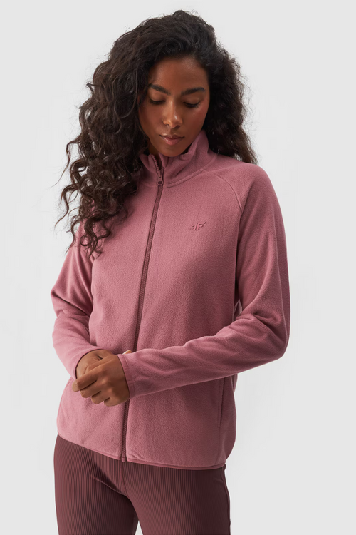 Polar Damski Regular Ze Stójką 4F 4FWMM00TFLEF294-53S Różowy