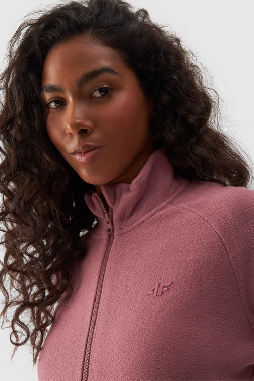 Polar Damski Regular Ze Stójką 4F 4FWMM00TFLEF294-53S Różowy