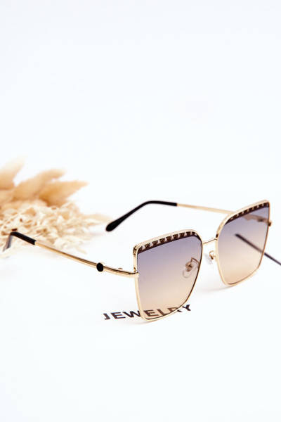 Duże Okulary Przeciwsłoneczne Prius V303 Gradient Niebiesko-Pomarańczowy