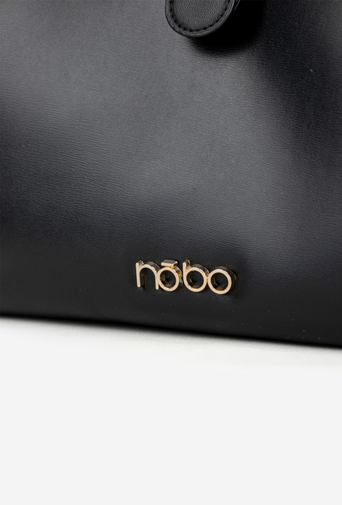 Torebka Shopperka Z Klamrą NOBO BAG6010-020 Czarna