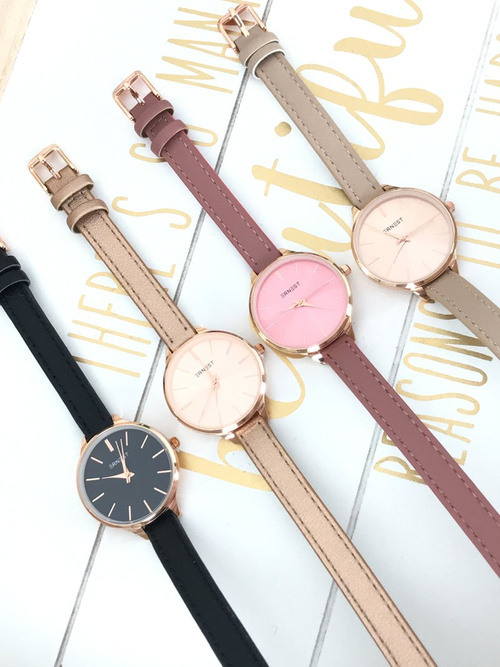 Damski Zegarek Ernest Jules Różowe Złoto