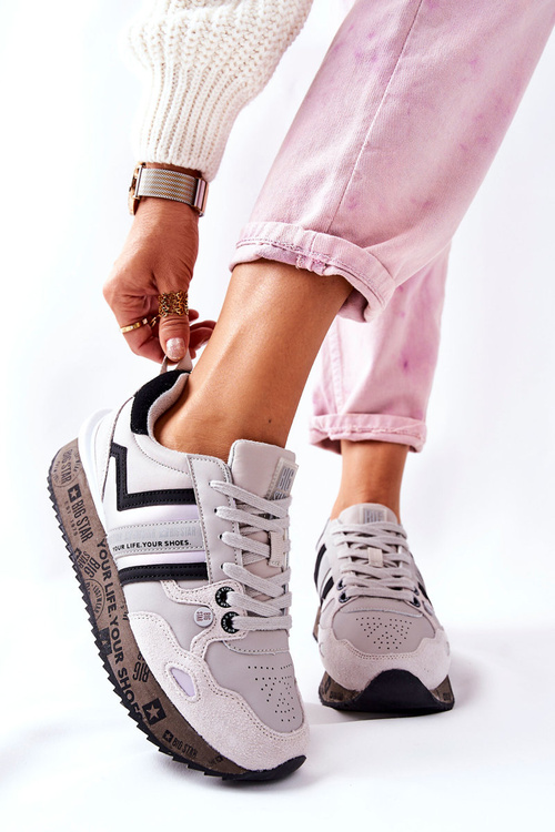 Damskie Sportowe Buty Big Star II274297 Szare