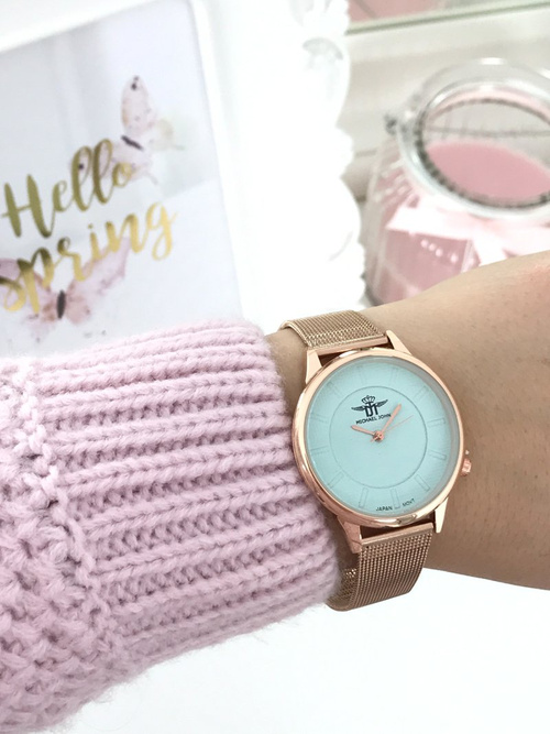 Damski Zegarek Michael John Sceptre Błękitna Tarcza