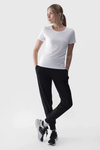 Damskie Spodnie Dresowe Joggery 4F 4FWMM00TTROF0945-20S Czarne
