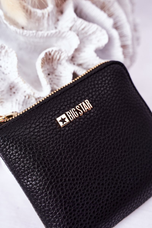 Mały Portfel Podkówka Big Star HH674013 Czarny