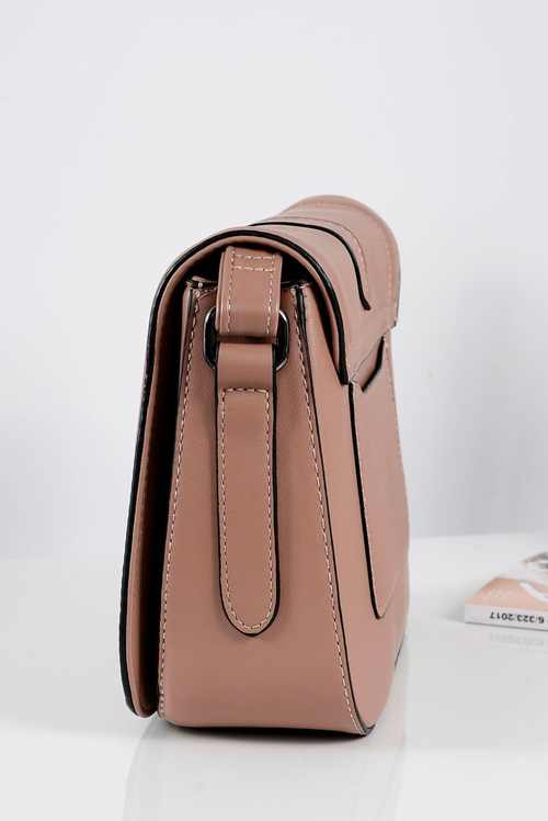 Damska Różowa Torebka na Ramię Listonoszka