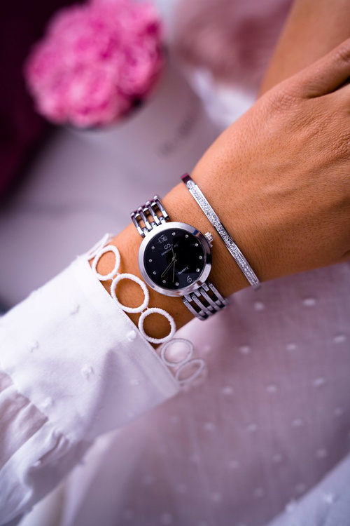 Damski Zegarek Giorgio & Dario Srebrny Fargin