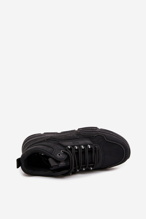 Sneakersy Męskie Big Star SS174282 HI-POLY SYSTEM Czarne