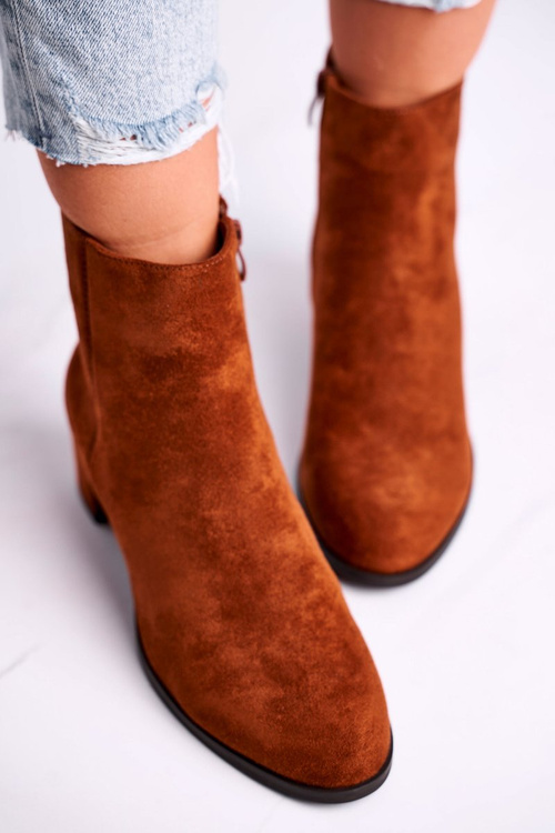 Botki Damskie Sergio Leone Camel BT528