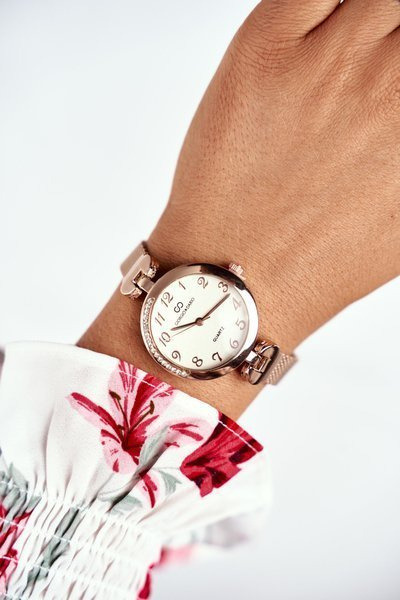 Damski Zegarek Giorgio & Dario Różowe Złoto Massive