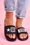 Klapki Damskie Big Star Czarne DD274A266