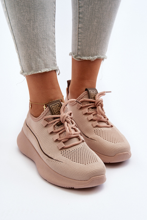 Damskie Buty Sportowe Big Star NN274664 Nude
