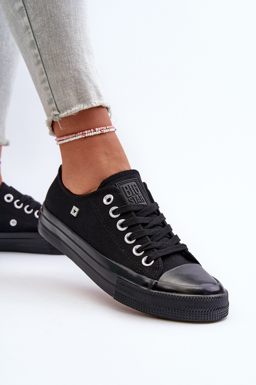 Klasyczne Trampki Damskie Big Star NN274284 Czarne