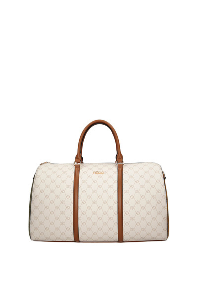 Duża Torba Podróżna NOBO M0430-CM00 Beżowo-Brązowa