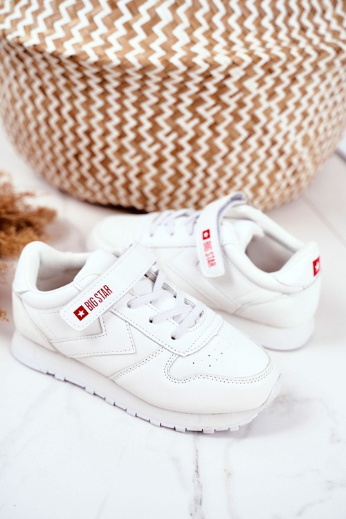 Dziecięce Sportowe Buty Sneakersy Big Star GG374057 Białe