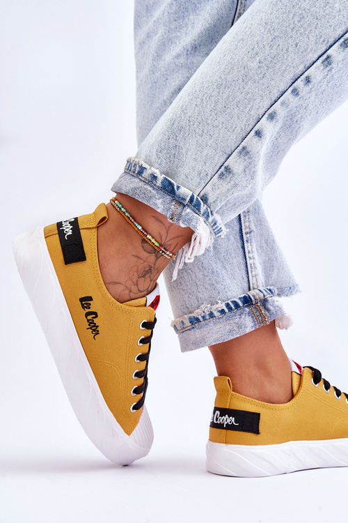 Trampki Damskie Lee Cooper LCW-23-44-1649L Żółte