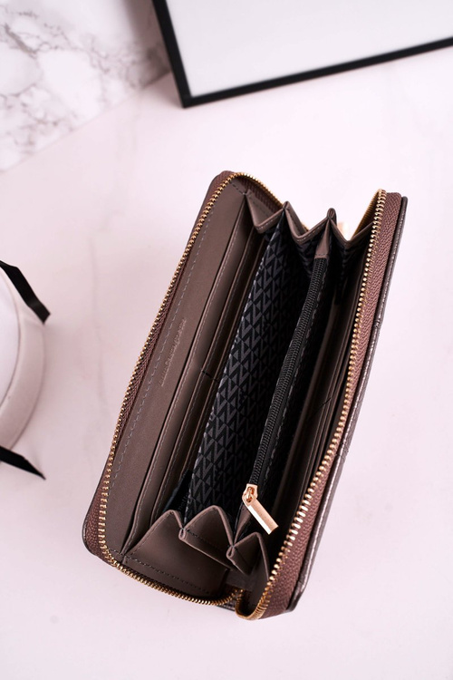 Duży Portfel Damski Lulu Castagnette Srebrny