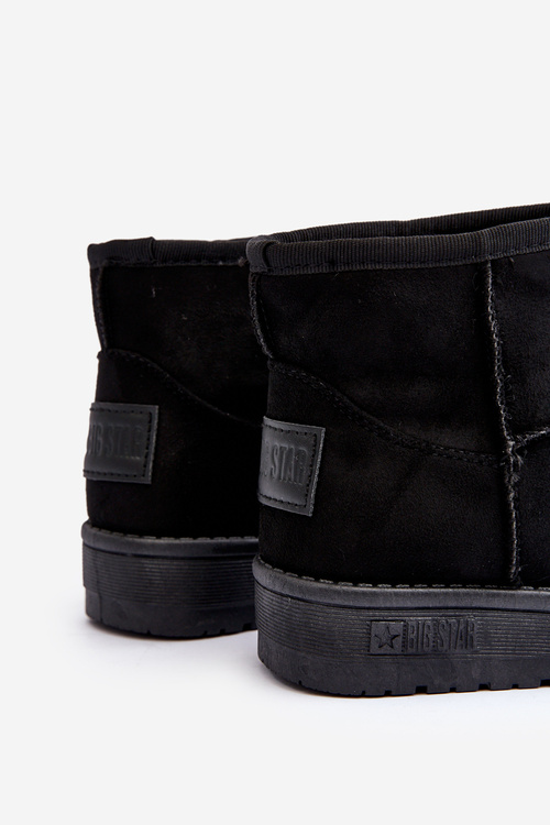 Dziecięce Śniegowce Ocieplane Czarne Big Star MM374054