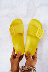 Klapki Damskie Big Star z Klamrą FF274A392 Żółte