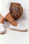 Espadryle Na Plecionej Podeszwie Big Star DD274015 Białe