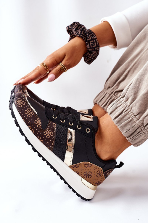 Sportowe Buty Sneakersy Czarne Next