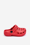 Klapki Dziecięce Piankowe Kroksy Czerwone Lucas