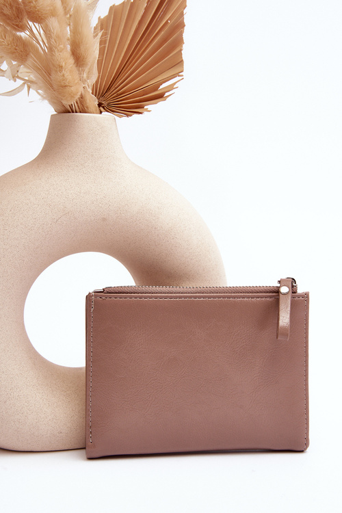 Damski Portfel Z Ekoskóry Beżowy Cudea