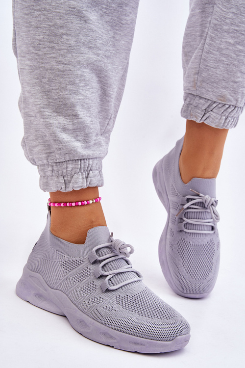 Wsuwane Damskie Buty Sportowe Szare Ellison