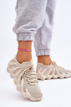 Damskie Wsuwane Sneakersy Beżowe Myles
