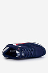 Męskie Buty Sportowe Memory Foam System Big Star LL174159 Granatowe