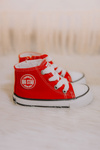 Dziecięce Wysokie Trampki Z Suwakiem BIG STAR HH374086 Czerwone